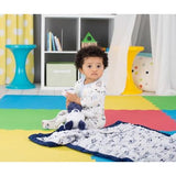 Manta Suave 30x40 Azul Estampada