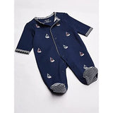 Pijama-Hat Niños Bote Vela Navy 9m
