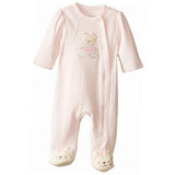 Pijama con Pies Oso Dulce Rosado Claro Prematuro