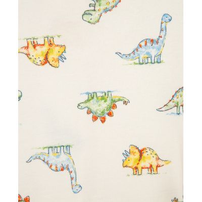 Pijama Niños Dinomite Crema Newborn