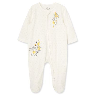 Pijama Niñas Primavera Crema 9m