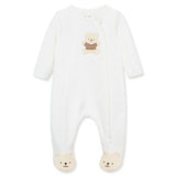 Pijama Unisex Oso Crema 3m