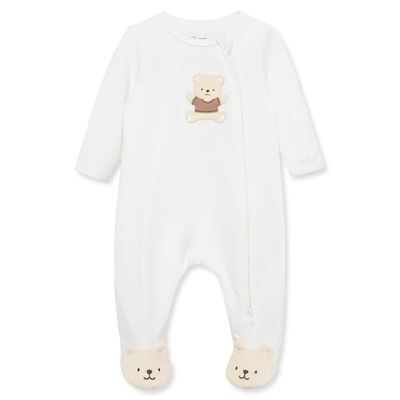 Pijama Unisex Oso Crema 9m