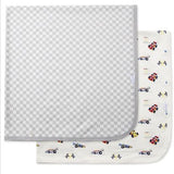 Set 2 Mantas Cars Bambu