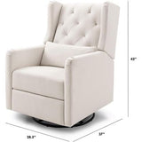 Sillón DaVinci Reclinable Everly Color Crema