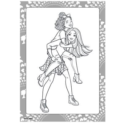 Libro de Colorear 24 Páginas Actividad Barbie – La Novia de Villa
