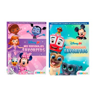 Libro para Colorear Disney Jr. – Mis Personajes Favoritos Su