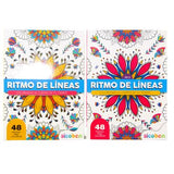 Libro para Colorear Ritmo de Líneas Surtido