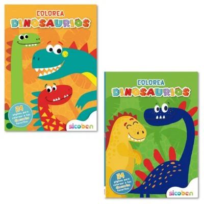 Libro para Colorear Dinosaurios Surtido