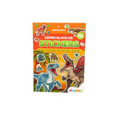 Súper Block de Stickers – Dinosaurios / Kawaii Surtido