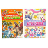 Súper Block de Stickers – Dinosaurios / Kawaii Surtido