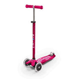 Patineta Maxi Micro Deluxe LED Rosada