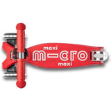 Patineta Maxi Micro Plegable LED Roja