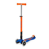 Patineta Maxi Micro Plegable LED Naranja