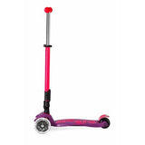 Patineta Maxi Micro Plegable LED Rosada