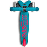 Patineta Mini Micro Plegable LED Rosada