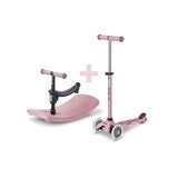 Patineta Mini Micro Deluxe Rock LED Rosa