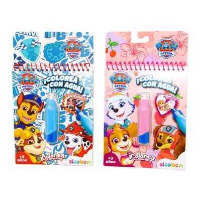 Libro Mágico Colorea con Agua – Paw Patrol Surt.