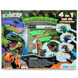Set de Actividades 4 en 1 ¡Colorea sin Desorden! – Dinosauri