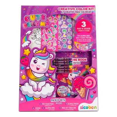 Kit Creativo para Colorear Cute Dreams – Creative Color Kit