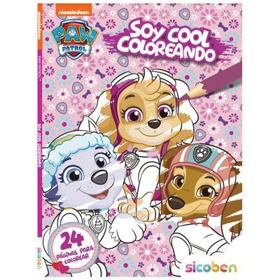 Libro de Colorear 24 Páginas Soy cool Patrol