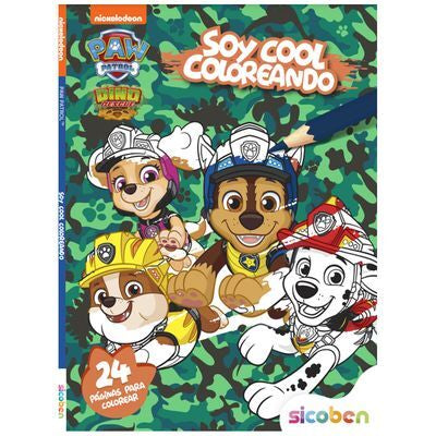 Libro de Colorear 24 Páginas Soy cool Patrol
