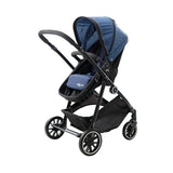 Coche Bebe + Carguera Milan 3 en 1 Azul