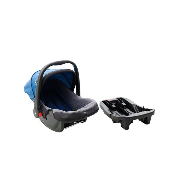 Coche Bebe + Carguera Milan 3 en 1 Azul