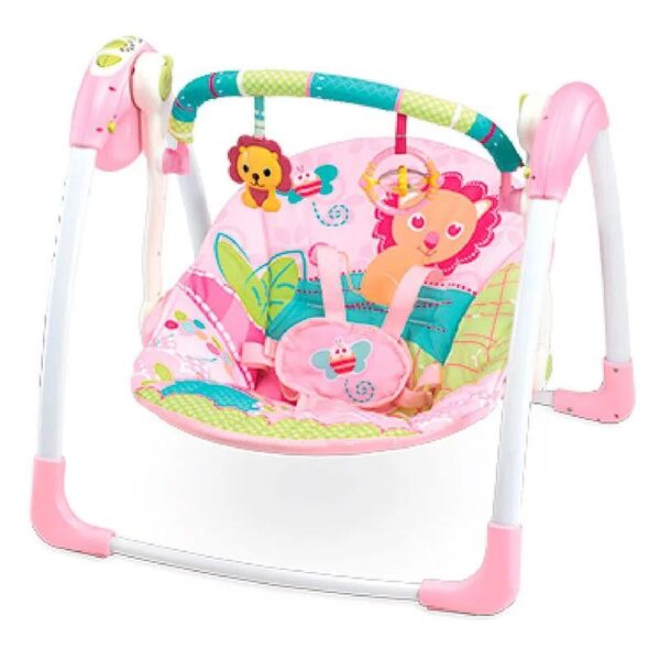 Silla Mecedora de Bebés Bouncers Rosado Premium Baby