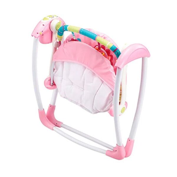 Silla Mecedora de Bebés Bouncers Rosado Premium Baby