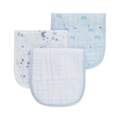 Set 3pc Paño De Hombro Azul