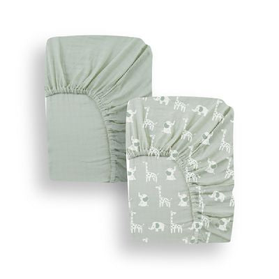 Set 2pc Cubre Colchon Verde