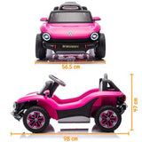Carro Montable Volkswagen Buggy12 Rosado