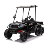 Carro Montable Utv 6 Ruedas 12v Negro