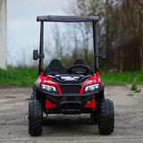Carro Montable Utv 6 Ruedas 12v Rojo