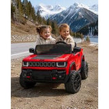 Carro Montable Jeep Recon Quad24v Rojo