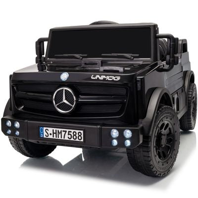 Carro Montable Mercedes Unimog12v Negro