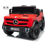 Carro Montable Mercedes Unimog12v Rojo
