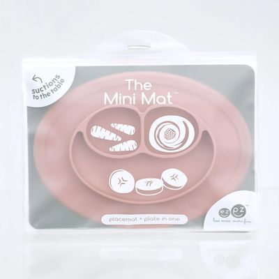 Mini Mat-Mini Mantel con Plato-Blush