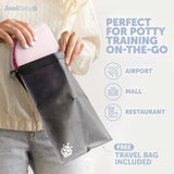 Asiento Plegable de Viaje Rosa