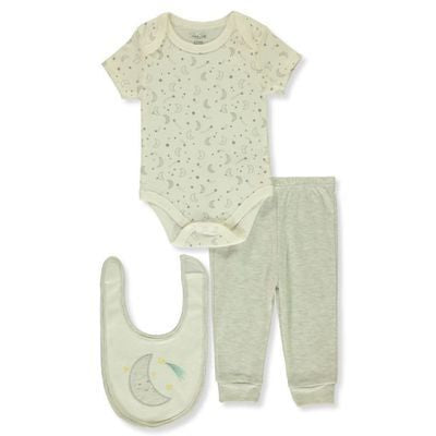 Set 3 Pc Body, Pantalon y Babero