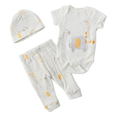 Set 3 Pc Body Pantalon y Gorrito