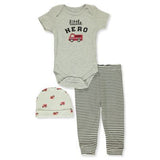 Set 3 Pc Body, Pantalon y Gorrito