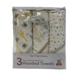 Set Tres Toallas Encapuchada para Bebe