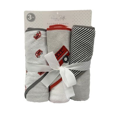 Set Tres Toallas Encapuchada para Bebe
