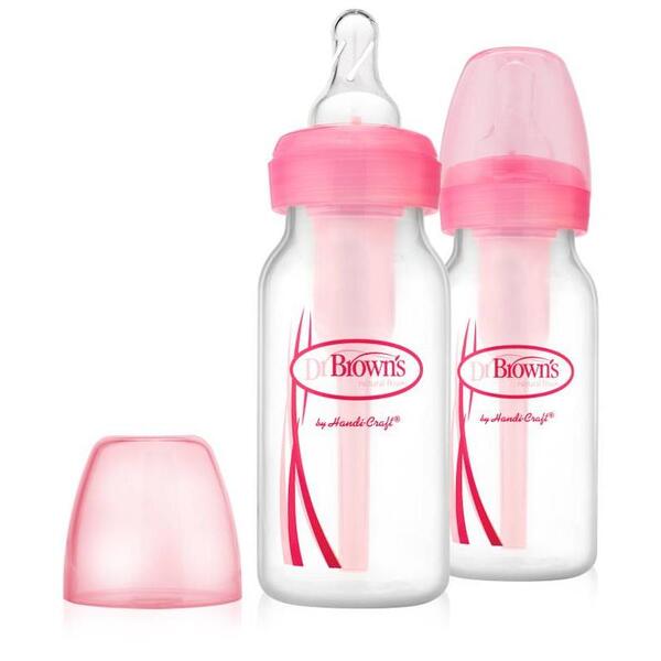 DR BROWN'S Set de Biberones Estandar Rosado 4oz