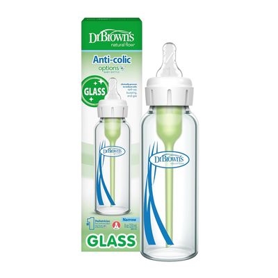 Natural Flow Options+ - Biberón Anticólicos Vidrio Estandard