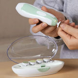 Set Cuidado de Uñas Eléctrico Verde