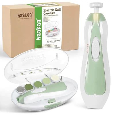Set Cuidado de Uñas Eléctrico Verde