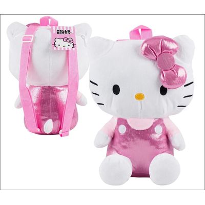 Mochila Peluche Shiny Hello Kitty